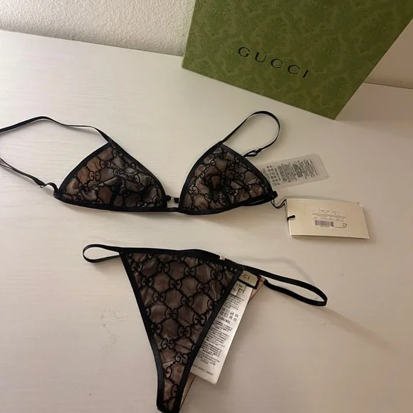 スパッツ・レギンス GG Tulle Lingerie Set Gucci | Intimates & Sleepwear | Gucci Gg Tulle Lingerie Set